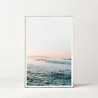 Palm Tree Beach /& Ocean Art Print A3 A2 A1 Sizes