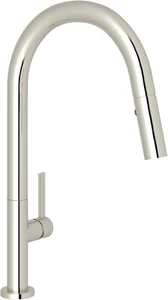 Grifos de fregadero de cocina Rohl R7581LMPN-2 Lux, níquel pulido - Imagen 1 de 3