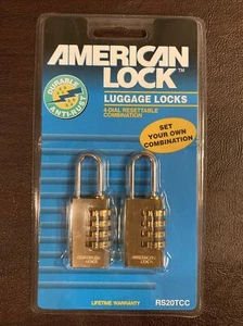 American Lock - Gepäckschlösser 2 Stück - Set Ihre eigene Kombination - Bild 1 von 6