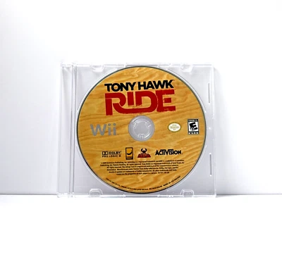 Tony Hawk Ride Nintendo Wii Disco Rejuvenecido Solo Probado Envío Gratis Foto 1 de 2
