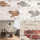 Grunge Exposed Brick Wallpaper - Choose your Colour - Industrial Urban