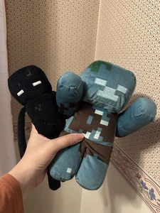 Figura de peluche MINECRAFT DROWNED ZOMBIE 9" - Imagen 1 de 2