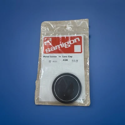 VTG 1970-80’s 52mm Cap Screw-in Metal Front Lens 52 mm Samigon Made In Japan VGC - Image 1 of 2