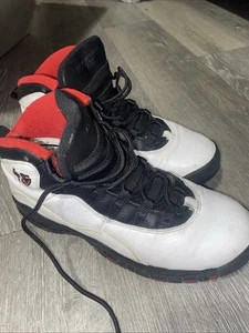 Nike Jordan Retro 10 Vintage Taglia 6.5M Bianco Nero e Rosso - Foto 1 di 8