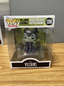 Funko POP Deluxe Disney Villains Assemble Maleficent w Diablo 1206 Flaws - Bild 1 von 7