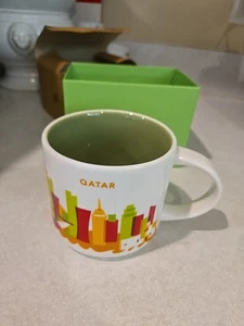 Taza Qatar Starbucks You Are Here (YAH) 14 oz, nueva - Imagen 1 de 5