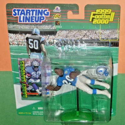 1999 BARRY SANDERS Pro Bowl Detroit Lions Meijer excl final year Starting Lineup - Image 1 of 4
