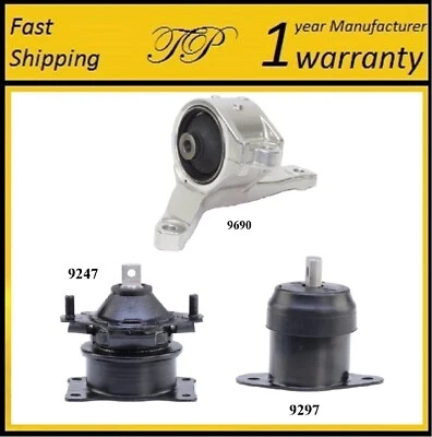 Montaje de motor y transmisión de 3 piezas para Acura TL 2007-2008 3,2 L y 3,5 L - Transmisión automática Foto 1 de 4