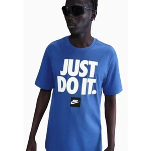 NIKE UOMO T-SHIRT COTONE JUST DO IT art. DZ2989 480 - Picture 1 of 4