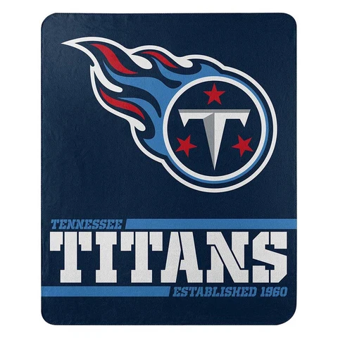 New Football Tennessee Titans Fleece blanket Southpaw Soft Throw 50" x 60" Cover