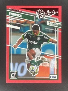 Endrick RC - 2023-24 Donruss Soccer The Rookies #14 RED Parallel Palmeiras FIFA - Picture 1 of 2