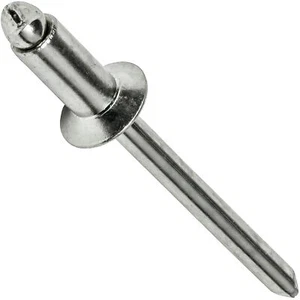 Edelstahl Popnieten 3/16" x 1/4" Flach Senkkopf Blind 6-4 Stck 50 - Bild 1 von 7