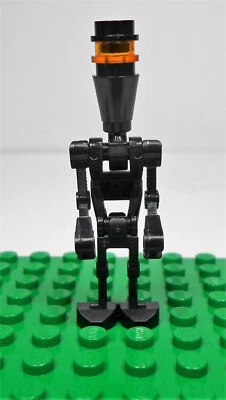 LEGO 2009 STAR WARS SW0222 ASSASSIN DROID ELITE BLACK MINI FIGURE #7930 #8128 - Image 1 of 4