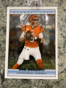 2022 Panini Clearly Donruss - Joe Burrow Vintage 1992 #92-4 - Picture 1 of 2