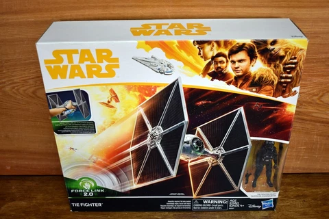 NIB Star Wars Force Link 2.0 TIE Fighter & Pilot 3.75" Vehicle by Disney Hasbro Cover