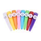 24 Pieces Plastic Kazoos 8 Colorful Musical Instrument, Good Fo