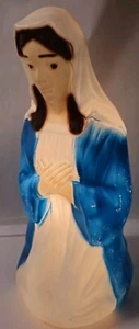 Vintage Empire Krippe Maria kniende Blasform 27" Weihnachten Hof Dekoration  - Bild 1 von 9