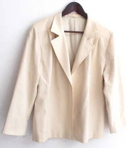 Damen Blazer beige Gr. 42 v. delmod - Picture 1 of 2