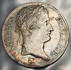 New Listing1808 A France 5 Francs World Silver Coin Rainbow Toned Xf Napoleon