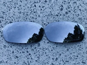 GEÄTZTE POLARISIERTE SCHWARZE IRIDIUMGLÄSER FÜR OAKLEY QUADRATISCHER DRAHT 2.0 FEDERSCHARNIER - Bild 1 von 3