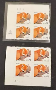 US 3036 Upper Left & Lower Left Plate Block/4, Red Fox, 1998, Mint OG NH - Picture 1 of 1