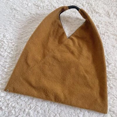 Bolso de Mano Margiela Maison MM6 Lana Marrón Para Mujer De Japón i4397 Foto 1 de 4