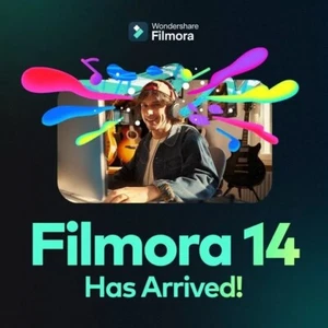 Wondershare Filmora 14 Video Editor for Windows Lifetime DVD - Picture 1 of 1