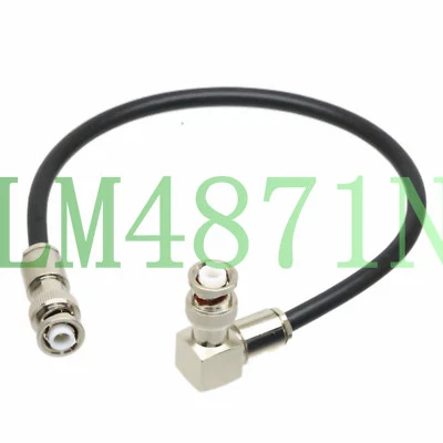 High Voltage MHV 3000V 3KV BNC Male "L" Elbow to ST RF Power Test Cable RG59 2FT - Image 1 of 4