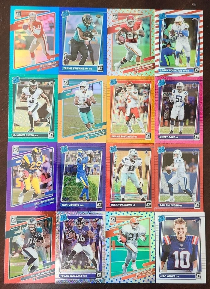 2021 Donruss Optic Football COLOR / SERIAL NUMBER / VARIATION PRIZMS U Pick - Image 1 of 1