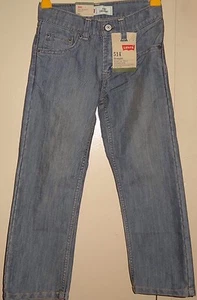 Levis 514 Girls Boys Size 6 Regular Straight leg Slim Fit Captain Jeans New NWT - Picture 1 of 12