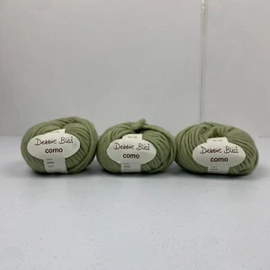 3 bolas Debbie Bliss COMO 90 % lana merino 10 % cachemir #19005 VERDE - Imagen 1 de 7