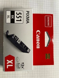 Canon CLI 551 BK XL schwarz Druckerpatrone Pixma Drucker original Tintenpatrone - Bild 1 von 5