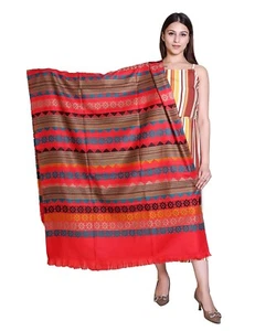 Stola scialle donna Kashmir lana avvolgente morbida e calda W13 - Foto 1 di 1