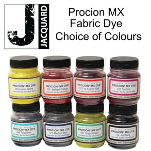 Jacquard Procion MX Cold Water Fabric Dye, choice of colours - Picture 1 of 41