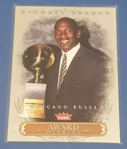 2007-8 Fleer Award Winners Michael Jordan 1998 Finals MVP Card #AW11 - Chicago - Picture 1 of 1