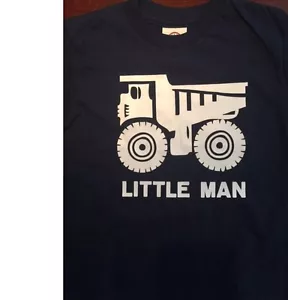boys dump truck toddler kids youth shirt shirt kids dumptruck t-shirt clothing - Picture 1 of 1