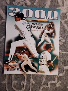 Photo File MLB Wade Boggs Tampa Bay Rays 3,000 Hit 8x10 Photo - Picture 1 of 1
