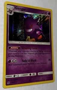 Pokemon - Gengar 38/111 - Crimson Invasion Holo Rare - Picture 1 of 5