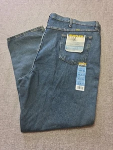 NWT Rustler Classic Relaxed Fit Jeans - 48x30 Dark Wash - Picture 1 of 5