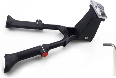 Altura ajustable Soporte para bicicleta Aleación de aluminio Doble Pata Se adapta Foto 1 de 4