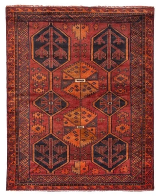 Traditional Vintage Hand-Knotted Area Rug 5'10" x 7'3" Oriental Wool Carpet - Image 1 of 4