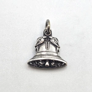 Vintage Religious Bell Charm Movable Parts - Picture 1 of 4