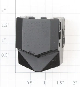 Carcasa de cabina de locomotora diésel negra Athearn 43711 HO - Imagen 1 de 5