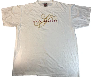 Chemise homme vintage Neil Diamond X-Large brodée Oneida années 1990 collection XL - Photo 1/12