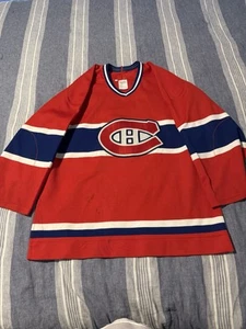 NHL Montreal Canadiens CCM Authentic Hockey Jersey SIZE 44 - Picture 1 of 20