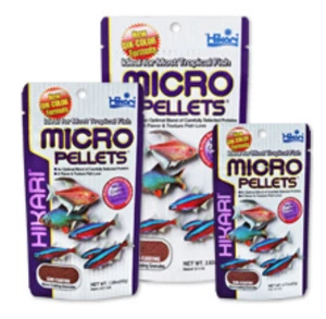 Hikari Micro Pellet Granules Tropical Fish Food For Small Tetra Barbs Babies - Picture 1 of 4