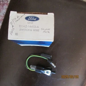 Genuine  NOS Ford D1AZ-14413-A  Glove Box Switch & Wire - FREE SHIPPING  - Picture 1 of 1