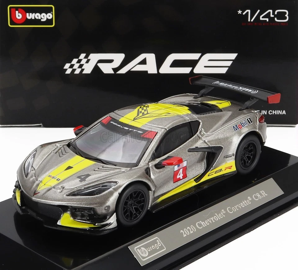 1/43 BURAGO - CHEVROLET - C8.R 6.2L V8 TEAM CORVETTE RACING N 4 RACING 18-38312 - Immagine 1 di 1