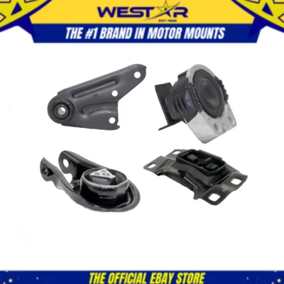 Motor Motor y montaje de transmisión 4 piezas apto 04-09 Mazda 3 2.0/2.3L / 06-10 Mazda 5 2.3L Foto 1 de 3