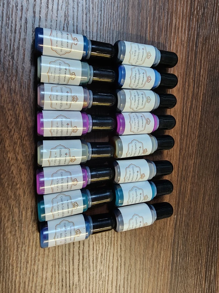 16 Colors Liquid Dye for Candle Making Colorant for Resin Wax Concentrated Dyes - Image 1 of 1